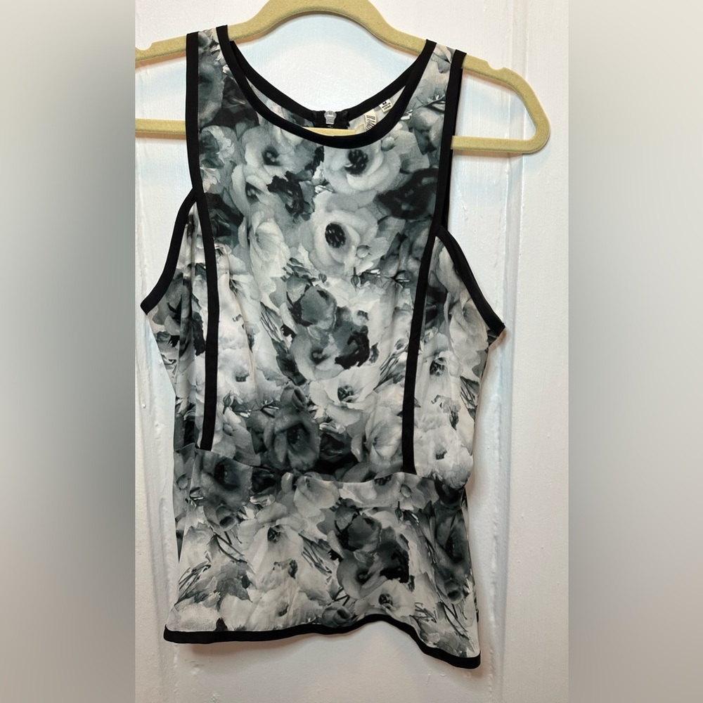 BB Dakota Floral Peplum Blouse